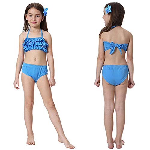 shepretty Traje de Baño de La Cola Sirena de Las Muchachas Bikini Set，xiaolanG5,130