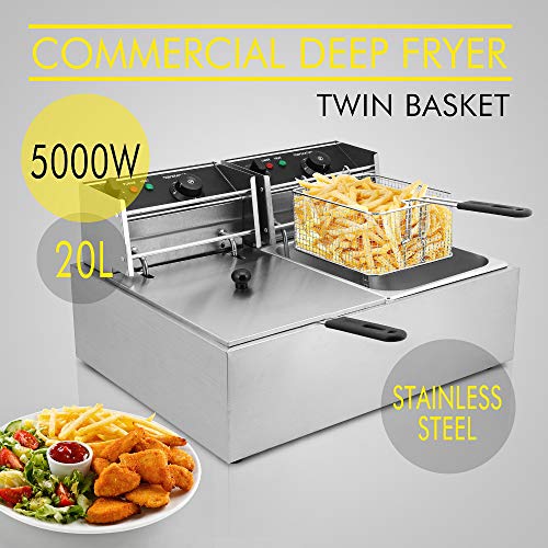 SHIJING Mostrador Estilo de Gas Industrial freidora para Comida rápida Freidora/Máquina Profunda freidora de Gas