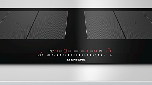 Siemens EX275FXB1E - Placa / Integrado Con (Vidrio y cerámica, Negro, Acero inoxidable, 3700 W, 20 cm)