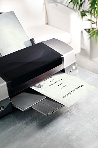 SIGEL DP125 Papel de cartas, 21 x 29,7 cm, 90g/m², Menú de restaurante, blanco y gris, 50 hojas