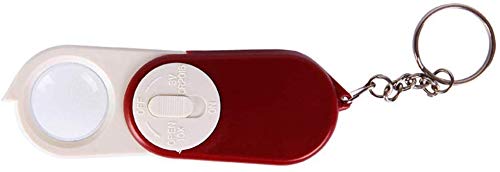 SILOLA Reparación Plegable del teléfono móvil Mini Lupa de Alta definición 2.5X, Adecuada para Leer Libros Mapa de periódicos Moneda Joyería Hobby y Manualidades, Lea
