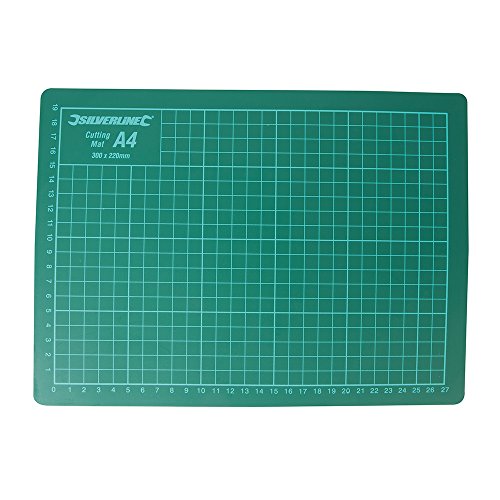 Silverline 438935 Plancha de corte, Verde