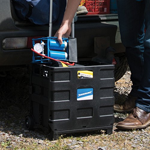 Silverline 633400 - Carretilla con caja plegable (25 kg)