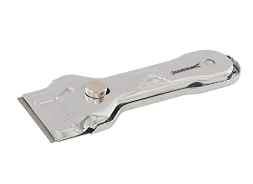 Silverline 633793 Rasqueta Metálica con 10 Cuchilla, 43 mm