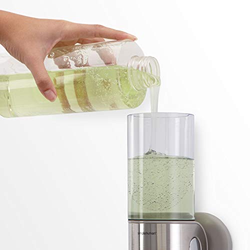simplehuman, dosificador de pared individual