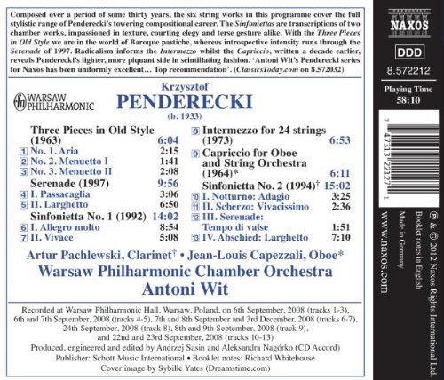 Sinfoniettas Oboe Capriccio (Wit)