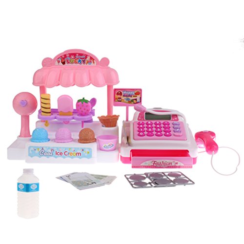 Sistema de Caja Registradora de Tienda de Simulación Juguetes de Juego de rol de Niños - Tienda de Helado