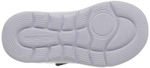 Skechers Comfy Flex 2.0, Zapatillas para Niños, Azul Marino Textil Borde Azul Nvbl, 27 EU