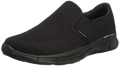 Skechers Men's Equalizer-Double Play Moccasins, Black (Black), 9 UK (43 EU)