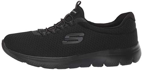 Skechers Women 12980 Low-Top Trainers, Black (Black), 7 UK  (40 EU)