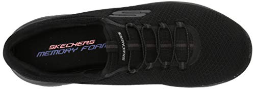 Skechers Women 12980 Low-Top Trainers, Black (Black), 7 UK  (40 EU)