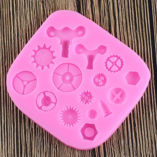 SKJH Molde de Silicona para Pasteles Maquinaria Industrial Molde de Chocolate Herramientas para Decorar Pasteles