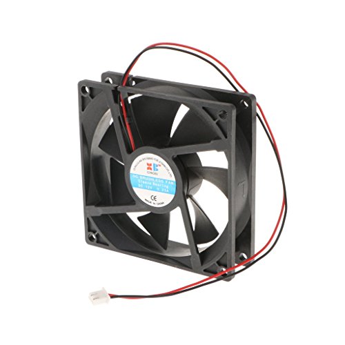 SM SunniMix 1 Unids 92mm Ventilador De Caja 12 V DC PC CPU Ventilador De Computadora 2 Cables 2 Pines