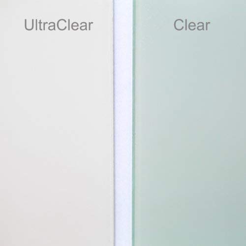 Smart Glass Board ® Pizarra de cristal magnética/Tablero de notas magnético en vidrio + 4 Imanes SuperDym + 1 Marcador + 1 Borrador, 130 x 90 cm Blanco