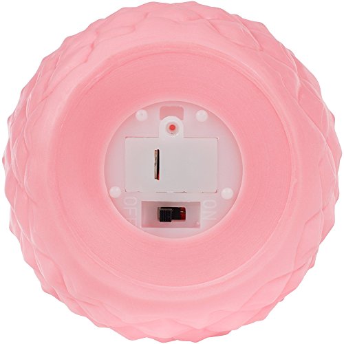 Smartwares IDE-60001 Lámpara LED con Forma de piña para niños Infantil, Rosa, 9.5x9.5x18 cm