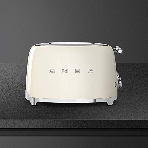 Smeg 770926334 Tostador, 2000 W, Beige