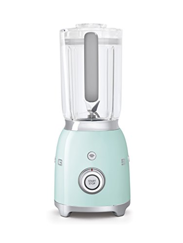 Smeg Batidora BLF01PGEU, 800 W, 1.5 litros, Metal, plástico, 4 Velocidades, Verde Pastel