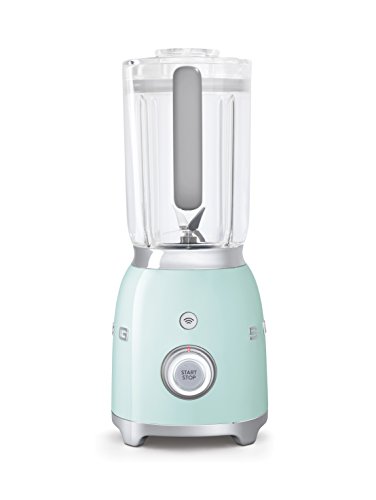 Smeg Batidora BLF01PGEU, 800 W, 1.5 litros, Metal, plástico, 4 Velocidades, Verde Pastel
