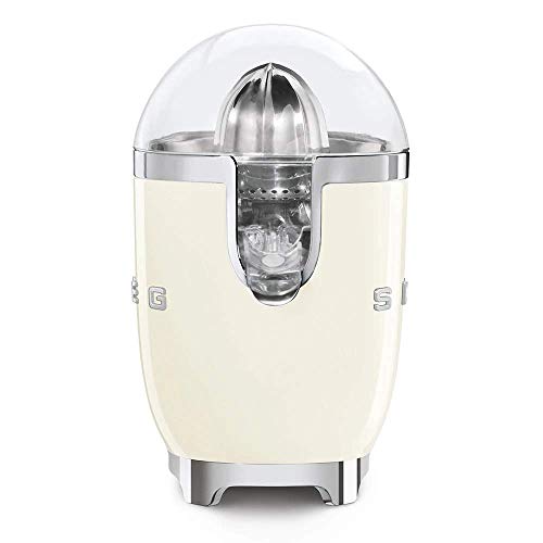 SMEG Exprimidor CJF01CREU, 70 W, Acero Inoxidable, Crema