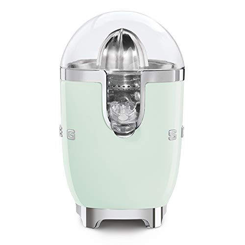 Smeg Exprimidor CJF01PGEU, 70 W, Acero Inoxidable, verde pastel