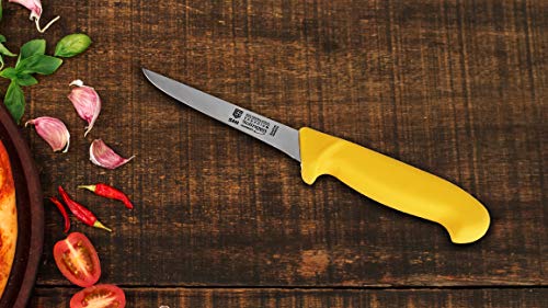 SMI - 6 piezas Solingen cuchillo de carnicero profesional, cuchillo de carne, cuchillo de cocina, Cuchillo vegetal, utensilios de cocina acero inoxidable