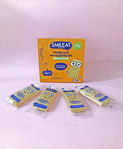 Smileat Galleta/Panecito Ecológico BIO 60 g