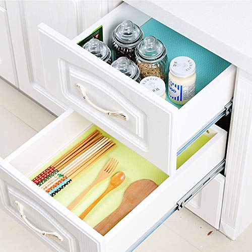 smileh Alfombrillas de Refrigerador del refrigerador Ideal para Frigorífico Protector Antideslizante para Cajones Mostrador de Cocina etc 45 * 30cm 8Pcs