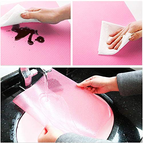 smileh Alfombrillas de Refrigerador del refrigerador Ideal para Frigorífico Protector Antideslizante para Cajones Mostrador de Cocina etc 45 * 30cm 8Pcs