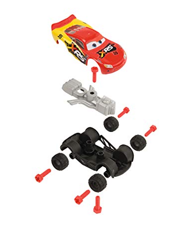 Smoby MC Queen Cars XRS - Banco de trabajo para bricolaje, color rojo y negro , color/modelo surtido