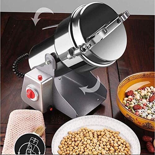 SOAR Molinillo de Grano Acero 800G eléctrico Molinos de Granos de Polvo Grinder/Acero Ultra Molinillo de una máquina pulverizador/for el hogar Comercial Hierba Pimienta Picante café de maíz
