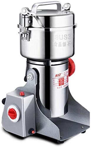 SOAR Molinillo de Grano Acero 800G eléctrico Molinos de Granos de Polvo Grinder/Acero Ultra Molinillo de una máquina pulverizador/for el hogar Comercial Hierba Pimienta Picante café de maíz