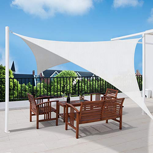 Sol Royal SolVision HS9 Vela de Sombra Toldo Parasol 400x200 cm HDPE Transpirable Blanco protección UV