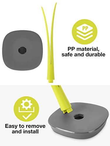 Soledì Portarrollos de cocina creativos soporte de papel higiénico diseño versátil de hoja decoración de cocina o baño