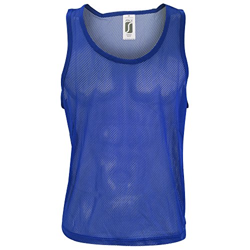 SOLS - Peto/Chaleco de Entrenamiento Futbol/Baloncesto/Balonmano Modelo Anfield - Equipos/Material Auxiliar (XS) (Rojo)