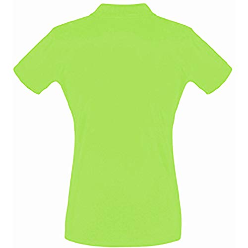 SOLS Polo de Manga Corta para Mujer (Grande (L)/Carbón Moteado)