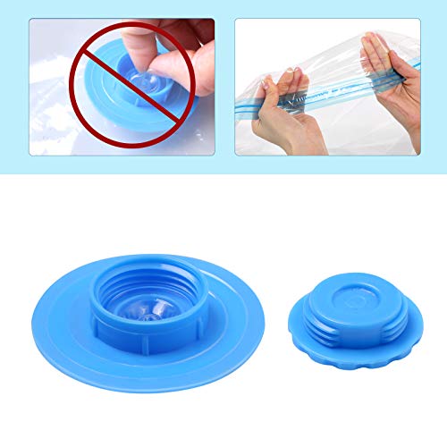 SONGMICS Bolsas de vacío (6 Piezas, Juego para Ropa con Bomba 60 x 80 cm rvm061