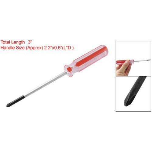 Sonline Destornillador Tri-Ala 3inch Punta Magnetica Mango de Plastico