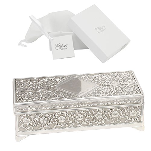 Sophia K2629 - Caja y Organizador de Joyas bañado en Plata