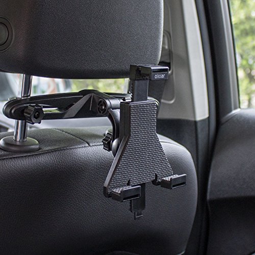 Soporte de Coche para la Nintendo Switch marca Olixar - Instalación en el reposacabezas - Color negro