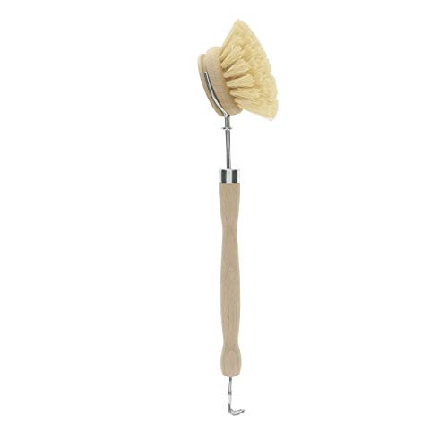 Sorbo - Cepillo para Platos de Madera, 5,4 x 6,8 x 26 cm