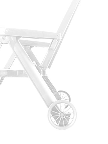 Sp Garden Tumbona Plegable, Blanco, 56x189x69 cm, 55061