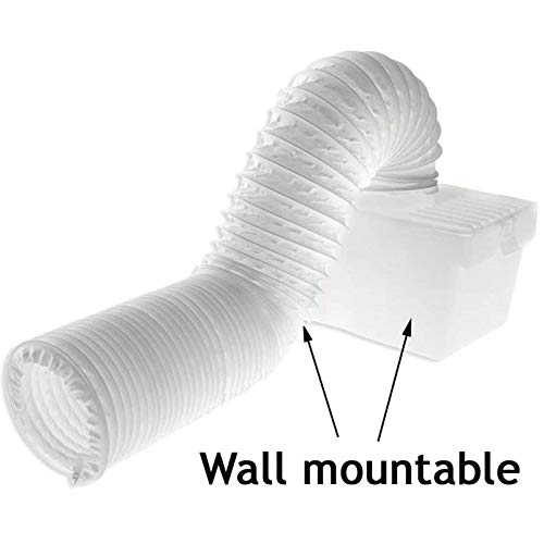 Spares2go Condensador Respiradero Caja y Manguera Equipo para Whirlpool Secadoras (4"/ 100mm)