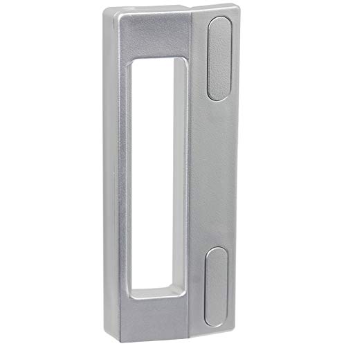 Spares2go - Tiradores universales para puerta de frigorífico o congelador (190 mm), color plateado y gris