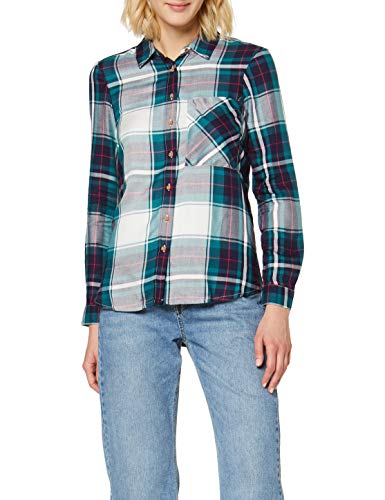 Springfield 4.2.T.Apuesta Cuadros Blusa, Multicolor (Multicolor 25), 36 (Tamaño del Fabricante: 36) para Mujer