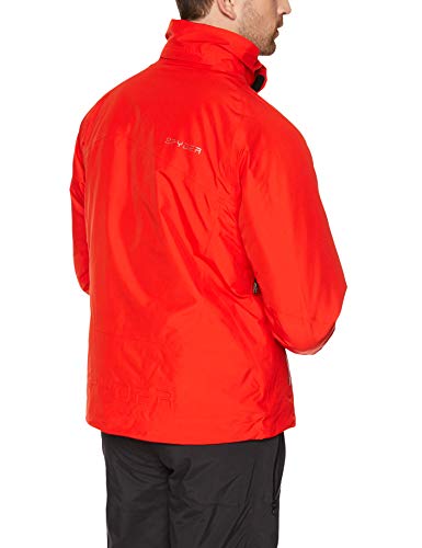 SPYDER Tripoint Chaqueta, Hombre, Rojo, M