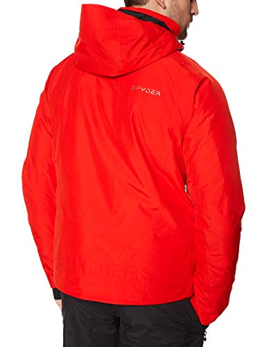 SPYDER Tripoint Chaqueta, Hombre, Rojo, M