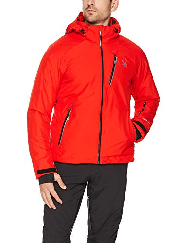 SPYDER Tripoint Chaqueta, Hombre, Rojo, M