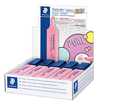 STAEDTLER 364 C-210 VE Rotulador fluorescente Textsurfer Classic, Marcador de color carmín