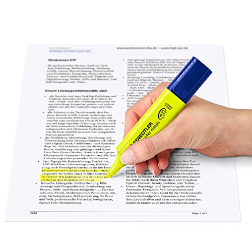 STAEDTLER 364WP4 - Estuche con 4 Marcadores Fluorescentes, Multicolor