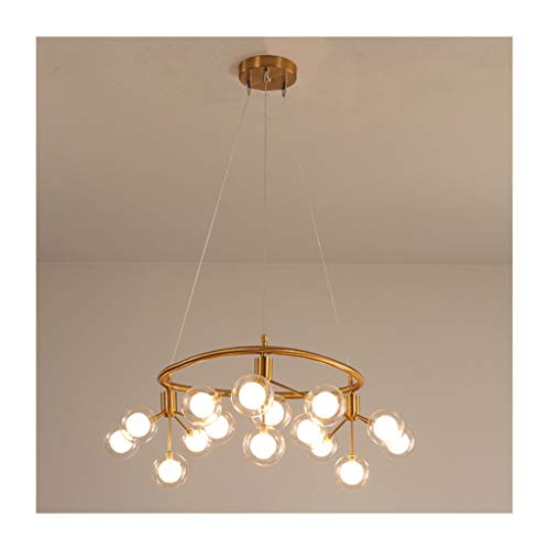 STAGE LIGHTING Candelabro Lámpara de techo Lámpara colgante Luz Sala de estar Decoración Dormitorio Cocinas Mesa de comedor Cafetería Restaurante LED Lámpara de metal Molecular de vidrio [Clase de ene